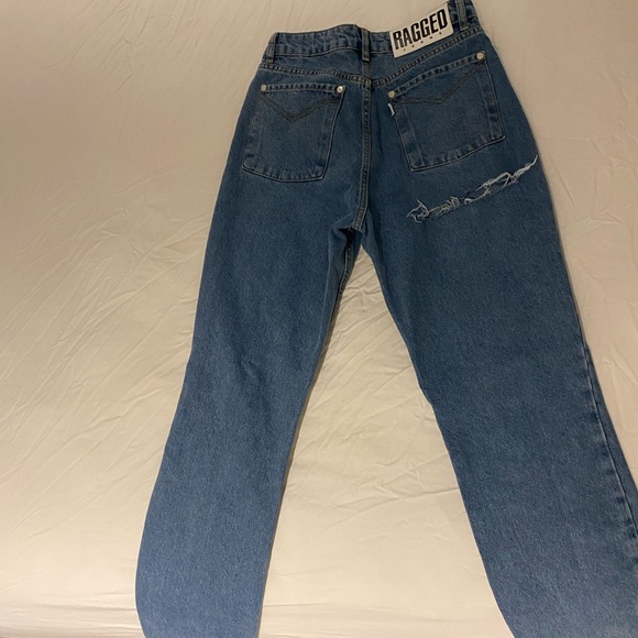 Ragged Priest Butt Cut Jeans - Light Blue - Picture 2 of 3